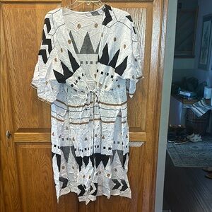 Stylish Black and White Women's Dress